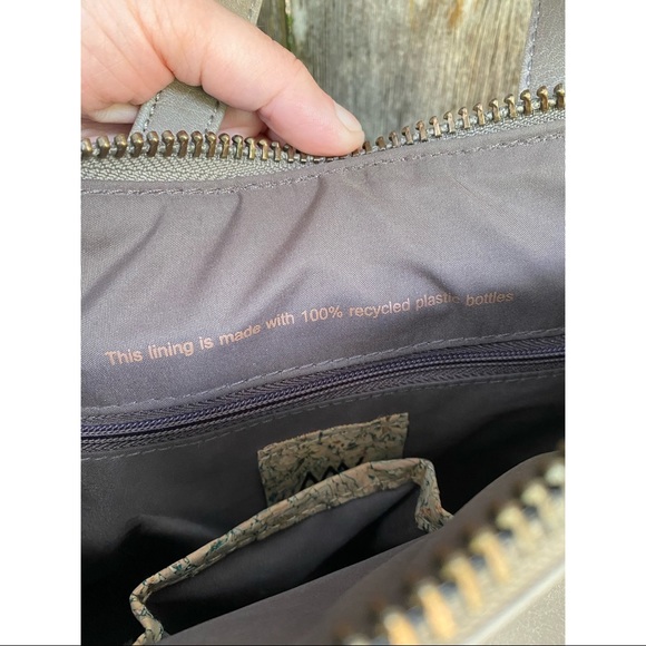 MATT& NAT taupe tote satchel purse - Picture 9 of 10